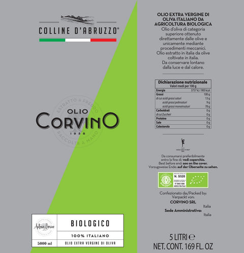 Bio-Olivenöl extra vergine – Colline d'Abruzzo® 5 l
